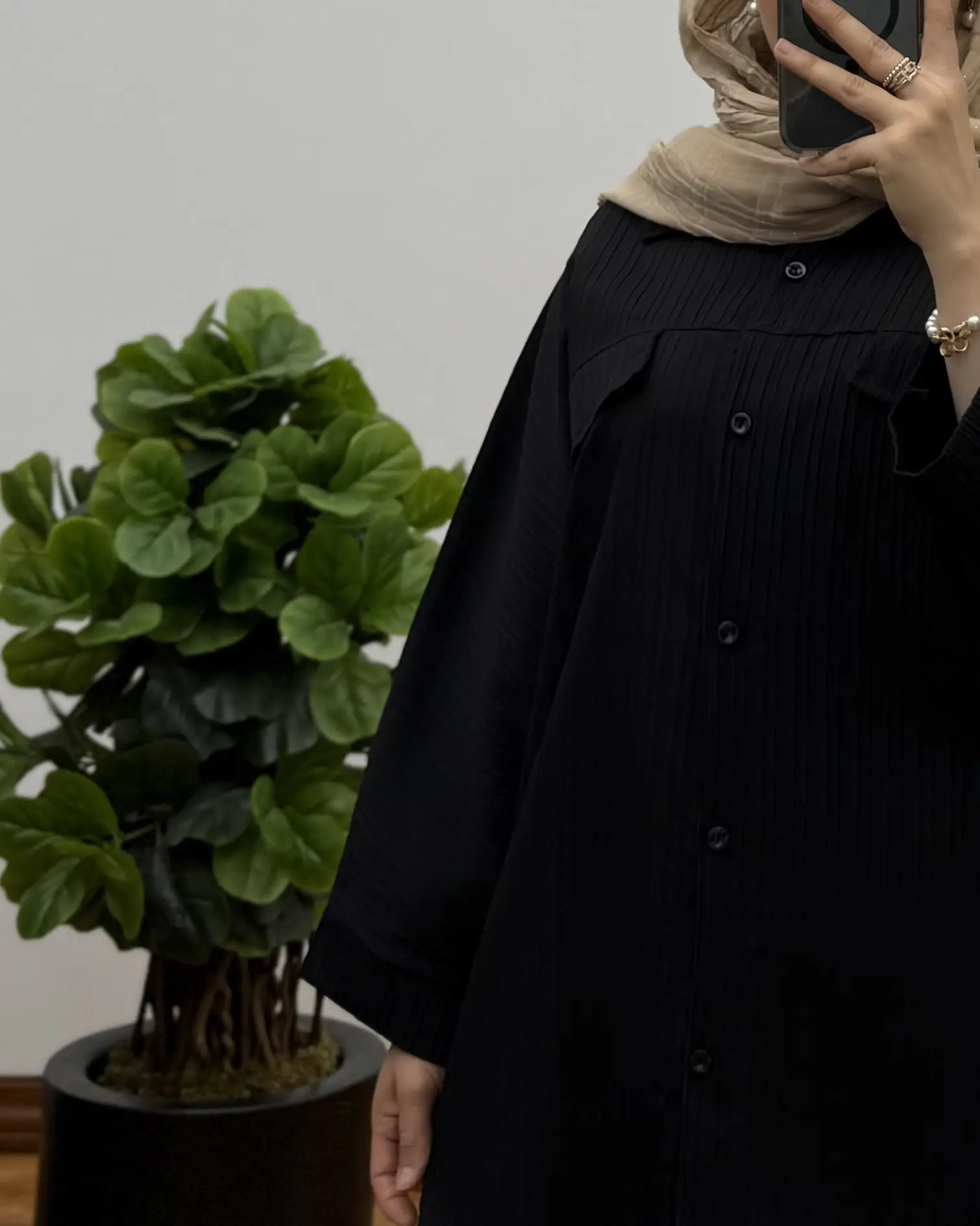 تونیک مانتویی جیب نما